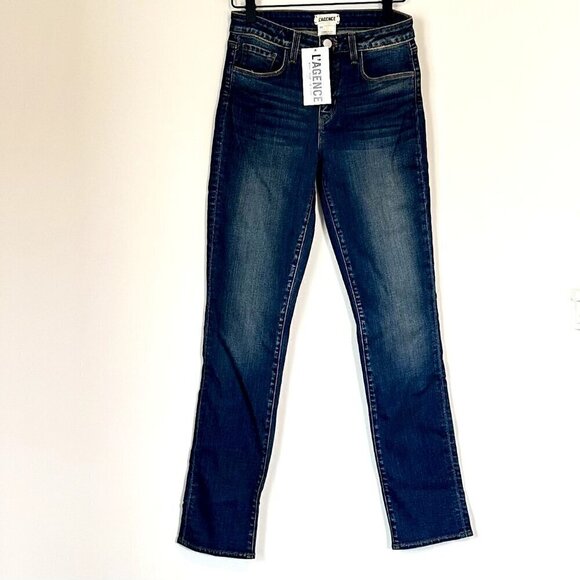 NWT L'AGENCE Marka Straight Jean in Monterey - Size 25 - Picture 2 of 7